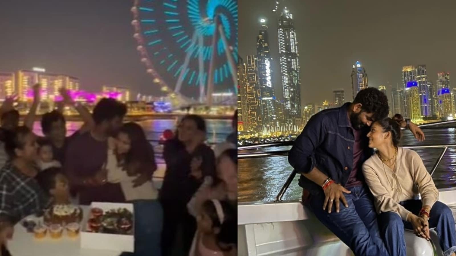 Vignesh Shivan kisses Nayanthara during birthday celebrations in Dubai in unseen video, says it was ‘too emotional’