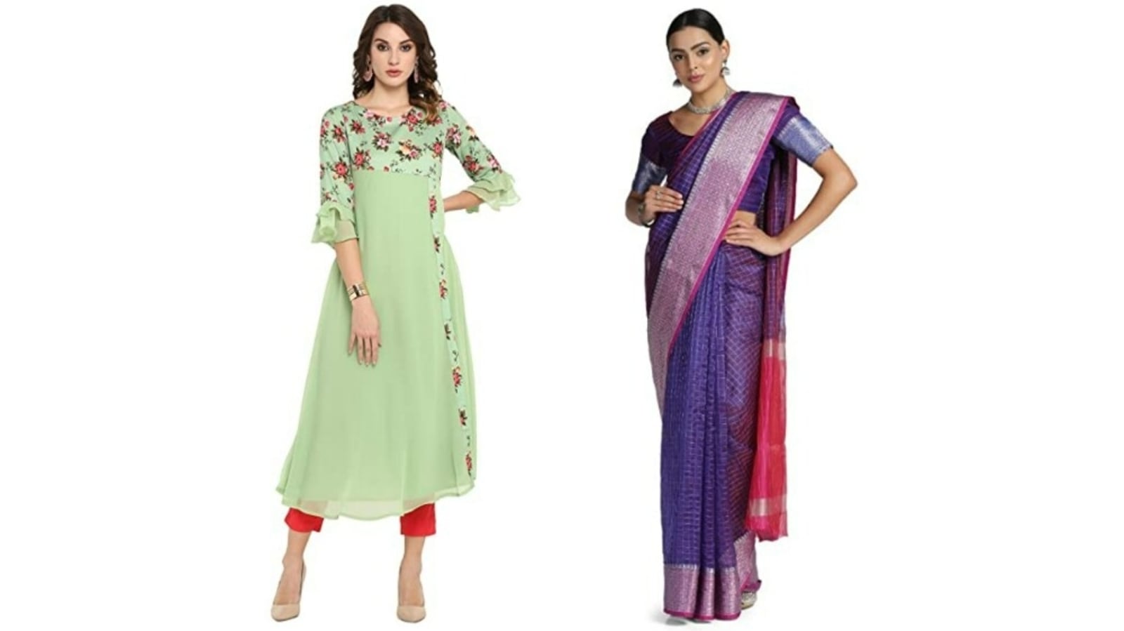 Great Indian Festival Sale 2022: Up to 87% off on women's ethnic  wear