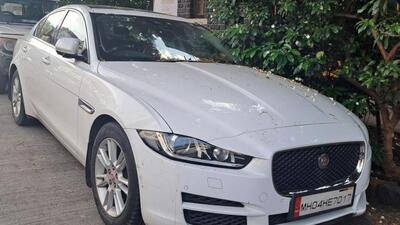 SoBo man booked for driving Jaguar with two-wheeler number plate SoBo man booked for driving Jaguar with two-wheeler number plate