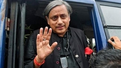 Shashi Tharoor remembered Roosevelt's famous speech as the race for the Congress president post in hotting up. Shashi Tharoor remembered Roosevelt's famous speech as the race for the Congress president post in hotting up. 