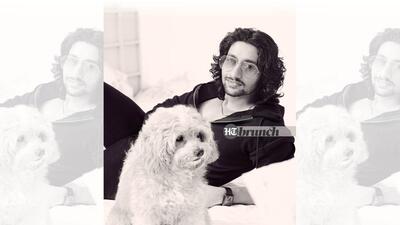 A dog-person, Akash Thosar poses with a pupper who walked by the studio during the shoot for this HT Brunch column; Make-up & Hair by Subhash Shinde; outfit by Avinash Bamania; styling by Neetu Singh; Location: Atrangz Studio (Vickky Idnaani) A dog-person, Akash Thosar poses with a pupper who walked by the studio during the shoot for this HT Brunch column; Make-up & Hair by Subhash Shinde; outfit by Avinash Bamania; styling by Neetu Singh; Location: Atrangz Studio (Vickky Idnaani)