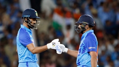 Rohit and KL Rahul got India off to a flier, smacking 20 runs in the first over (ANI)
