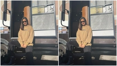 When it comes to sartorial sense of fashion, we always trust Anushka to do it right. This time she picked an ochre hoodie and a pair of black joggers. (Instagram/@anushkasharma) When it comes to sartorial sense of fashion, we always trust Anushka to do it right. This time she picked an ochre hoodie and a pair of black joggers. (Instagram/@anushkasharma)