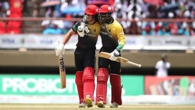 The incident took place during the clash between St Kitts and Nevis Patriots and Trinbago Knight Riders The incident took place during the clash between St Kitts and Nevis Patriots and Trinbago Knight Riders