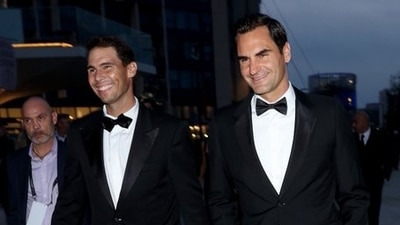 Rafael Nadal and Roger Federer Rafael Nadal and Roger Federer