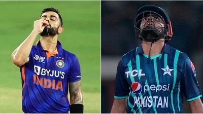 Virat Kohli and Babar Azam (AP) Virat Kohli and Babar Azam (AP)