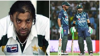 Shoaib Akhtar reacts after Babar Azam, Mohammad Rizwan fashion 10 wicket win vs England Shoaib Akhtar reacts after Babar Azam, Mohammad Rizwan fashion 10 wicket win vs England