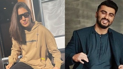 Anushka Sharma's new pictures have captured the attention of Arjun Kapoor. Anushka Sharma's new pictures have captured the attention of Arjun Kapoor.
