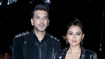 Karan Kundrra and Tejasswi Prakash were recently spotted at Mumbai airport. (HT_PRINT) Karan Kundrra and Tejasswi Prakash were recently spotted at Mumbai airport. (HT_PRINT)