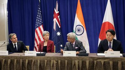 External Affairs Minister S Jaishankar remarks at Indo-Pacific Quad meet, in New York on Friday (ANI)