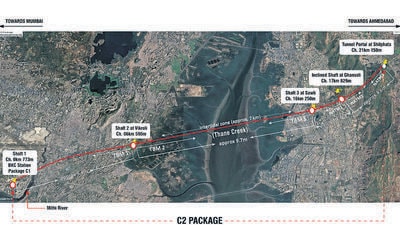 Bullet train project: Bids invited for 21-km tunnel connecting two cities Bullet train project: Bids invited for 21-km tunnel connecting two cities
