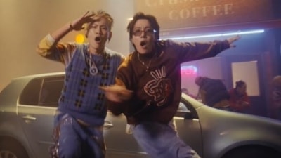 Crush and BTS' J-Hope in a still from Rush Hour.