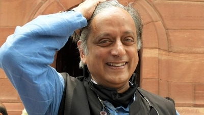 Congress Lok Sabha MP Shashi Tharoor met interim Congress president Sonia Gandhi on Monday. (ANI) Congress Lok Sabha MP Shashi Tharoor met interim Congress president Sonia Gandhi on Monday. (ANI)
