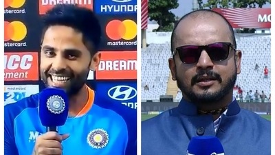 Suryakumar Yadav and Murali Kartik Suryakumar Yadav and Murali Kartik