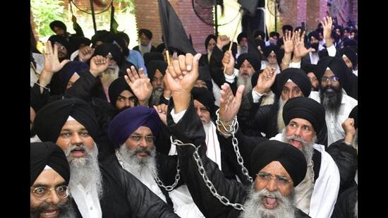 Executive body cautioned the Haryana government from taking possession of any Gurdwara Sahibs. (HT file photo)