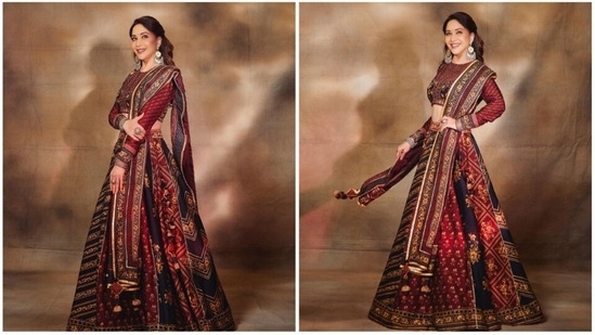 Madhuri Dixit in Faabiiana – South India Fashion