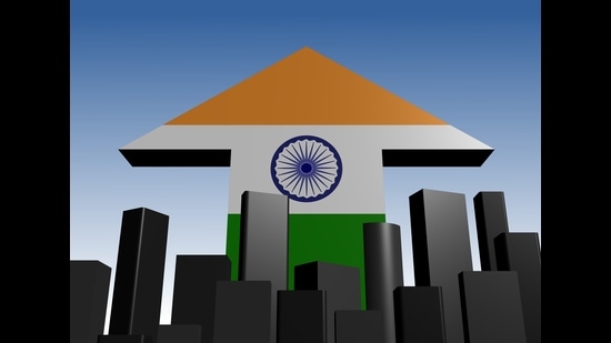 ndia must grow at 8-10% in the next 25 years to lift the average income of people and create more jobs. It is estimated that this would entail a Compounded Annual Growth Rate of 9.36% for IMF levels and 7.39% for World Bank levels (Shutterstock) ndia must grow at 8-10% in the next 25 years to lift the average income of people and create more jobs. It is estimated that this would entail a Compounded Annual Growth Rate of 9.36% for IMF levels and 7.39% for World Bank levels (Shutterstock)