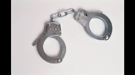 The NRI Coastal Police, on Thursday, booked the 20-year-old son of the accused pastor, who is in police custody, for video recording inside the police station. (HT FILE PHOTO)
