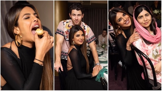 Priyanka Chopra hosts a night-out at her New York restaurant.