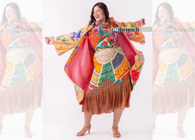 High-waisted skirts are universally flattering to petite, average or plus-size body types; Shirt by Drawn; Skirt by Shruti Sancheti; Jacket by Limerick; Shoes by Forever 21; Neckpiece by Forest of Chintz (Raj K Raj) High-waisted skirts are universally flattering to petite, average or plus-size body types; Shirt by Drawn; Skirt by Shruti Sancheti; Jacket by Limerick; Shoes by Forever 21; Neckpiece by Forest of Chintz (Raj K Raj)