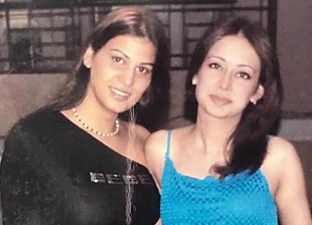 Preeti with her friend Poonam Damania while on a holiday in Goa Preeti with her friend Poonam Damania while on a holiday in Goa