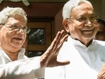 File photo of Bihar chief minister Nitish Kumar with CPI(M) general secretary Sitaram Yechury from a meeting they held recently.&nbsp;