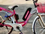 An electric cycle (Used only for representation) An electric cycle (Used only for representation)