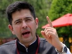 (File) Aam Aadmi Party (AAP) Rajya Sabha MP Raghav Chadha on Friday tweeted on Punjab assembly session. (Ayush Sharma) (File) Aam Aadmi Party (AAP) Rajya Sabha MP Raghav Chadha on Friday tweeted on Punjab assembly session. (Ayush Sharma)