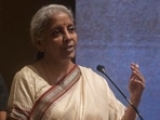 Union finance minister Nirmala Sitharaman. (Photo by Pratham Gokhale/Hindustan Times) Union finance minister Nirmala Sitharaman. (Photo by Pratham Gokhale/Hindustan Times)