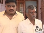RSS functionary Seetharaman on whose house petrol bombs were hurled.(ANI) RSS functionary Seetharaman on whose house petrol bombs were hurled.(ANI)