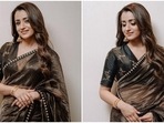 Trisha Krishnan wore a beauteous silk saree for PS1 promotions. (Instagram) Trisha Krishnan wore a beauteous silk saree for PS1 promotions. (Instagram)