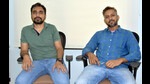 Saurabh Agnihotri (left), Ziaul Hoda co-founders of DukaanSe. (HT PHOTO) Saurabh Agnihotri (left), Ziaul Hoda co-founders of DukaanSe. (HT PHOTO)