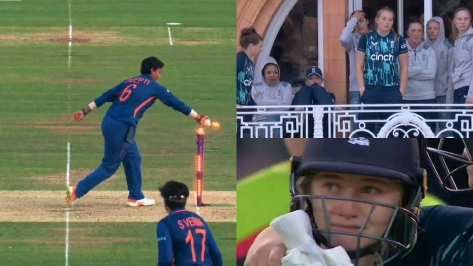 watch-england-dressing-room-s-stunned-reaction-after-deepti-sharma-s-mankad-moment-completes-india-s-3rd-odi-win