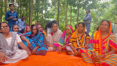 Women who led the fight for forest conservation and protection in Nayagarh district. (file) (PTI) Women who led the fight for forest conservation and protection in Nayagarh district. (file) (PTI)