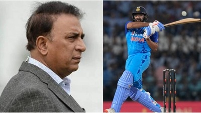 Sunil Gavaskar and Rohit Sharma Sunil Gavaskar and Rohit Sharma