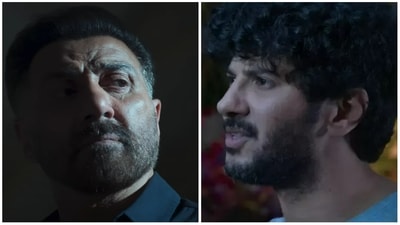 Sunny Deol and Dulquer Salmaan in stills from Chup Revenge of the Artist. Sunny Deol and Dulquer Salmaan in stills from Chup Revenge of the Artist.