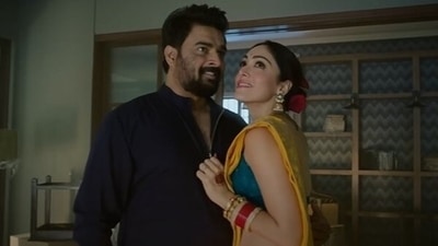 R Madhavan and Khushalii Kumar in a still from Dhokha Round D Corner. R Madhavan and Khushalii Kumar in a still from Dhokha Round D Corner.