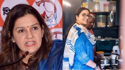 Shiv Sena MP Priyanka Chaturvedi (L) and Union minister Smriti Irani (R). (HT File Photo, Instagram: smritiiiraniofficial) Shiv Sena MP Priyanka Chaturvedi (L) and Union minister Smriti Irani (R). (HT File Photo, Instagram: smritiiiraniofficial)