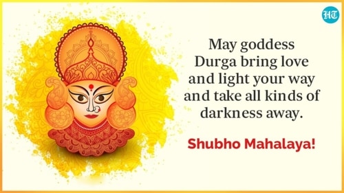 May goddess Durga bring love and light your way and take all kinds of darkness away. Shubho Mahalaya!