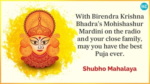 With Birendra Krishna Bhadra’s Mohishashur Mardini on the radio and your close family, may you have the best Puja ever.