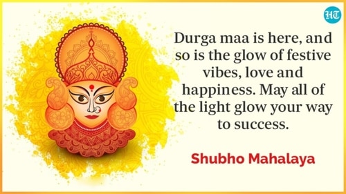 Durga maa is here, and so is the glow of festive vibes, love and happiness. May all of the light glow your way to success.