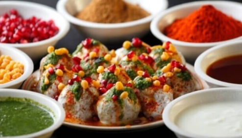 Paneer Makhana Gulgule Chaat (istockphoto) Paneer Makhana Gulgule Chaat (istockphoto)