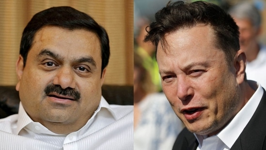 Gautam Adani and Elon Musk.