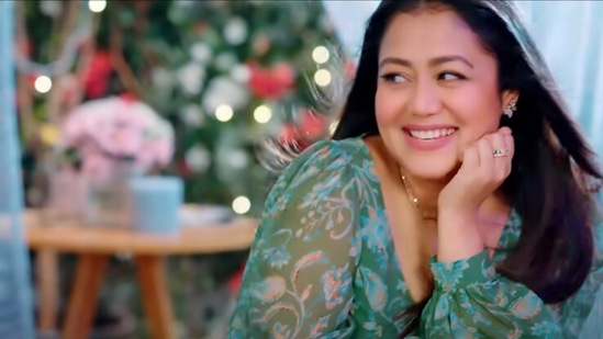 Neha Kakkar in a still from her song O Sajna.