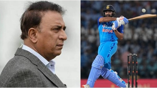 Sunil Gavaskar and Rohit Sharma Sunil Gavaskar and Rohit Sharma