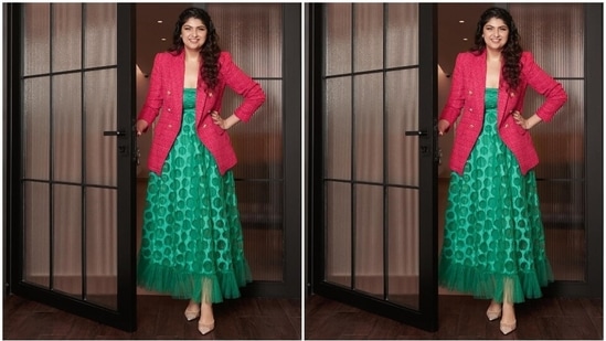 Meanwhile, Anshula's post garnered compliments from her followers on social media. Her dad, Boney Kapoor, commented, "My pretty pretty genius bachha, you are my most beautiful, precious bachha, with an amazing Will power. Looking lovely." Bhumi Pednekar dropped fire emoticons. A netizen wrote, "Killing it [fire emoji]." What do you think of her outfit?&nbsp;(Instagram)