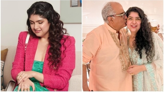 Anshula Kapoor dropped pictures of herself dressed in a stunning strapless maxi dress and a chic blazer on Instagram and served netizens tips to ace colour block fashion. The 31-year-old, who is Arjun Kapoor's sister and has a large fan base on social media, garnered praise from her followers and dad, Boney Kapoor. Keep scrolling to see all the pictures.(Instagram)