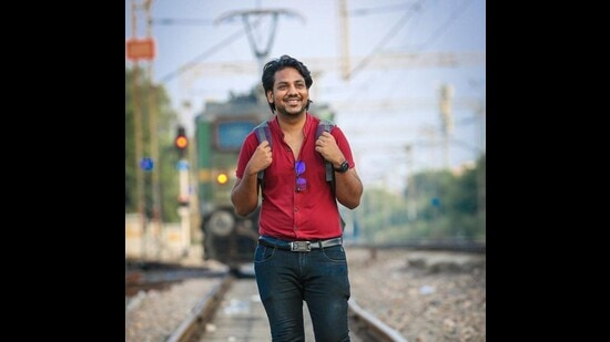To set his new world record, Gupta travelled a total of 61,445 km across India, by bus and train. (Sanchit Khanna / HT Photo)
