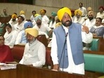 The AAP government in Punjab had sought the session to bring the confidence motion, days after it accused the BJP of carrying out ‘Operation Lotus’ to try and topple its government by bribing its MLAs.(Ravi Kumar/HT file photo) The AAP government in Punjab had sought the session to bring the confidence motion, days after it accused the BJP of carrying out ‘Operation Lotus’ to try and topple its government by bribing its MLAs.(Ravi Kumar/HT file photo)