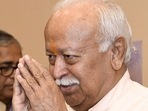On Thursday, Bhagwat and three senior aides went to Kasturba Gandhi Marg in New Delhi to meet imam Ahmed Ilyasi. (HT Photo) On Thursday, Bhagwat and three senior aides went to Kasturba Gandhi Marg in New Delhi to meet imam Ahmed Ilyasi. (HT Photo)